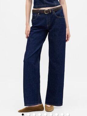 Gap Low Rise '90s Loose Jeans Dark Indigo Jeans Size 27